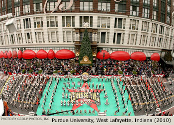 Purdue University Marching Band 2010 Macy's Thanksgiving Day Parade Photo