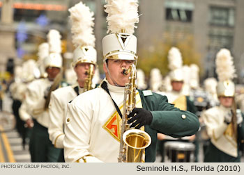 Seminole High School Marching Band 2010 Macy's Thanksgiving Day Parade Photo