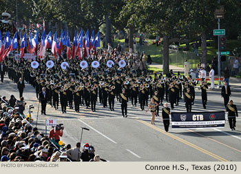 Conroe High School Marching Band 2010 Rose Parade