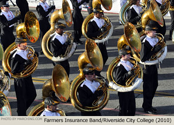 Farmers Insurance Band - Riverside City College Band 2010 Rose Parade