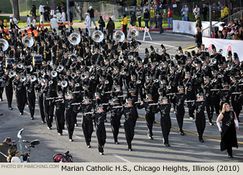 Marian Catholic High School Marching Band 2010 Rose Parade