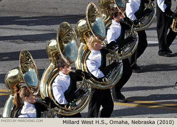 Millard West High School Marching Band 2010 Rose Parade