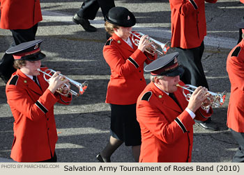 Salvation Army Tournament of Roses Band 2010 Rose Parade