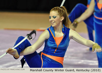 Marshall County Winter Guard Kentucky 2010 SCGC Championships