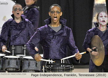 Page-Independence Percussion Ensemble Franklin Tennessee 2010 SCGC Championships