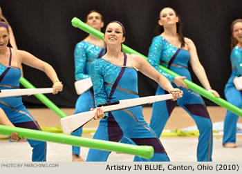 Artistry IN BLUE 2010 WGI World Championships Photo