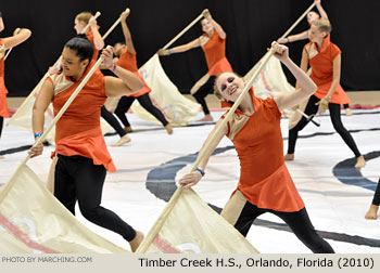 Timber Creek H.S. 2010 WGI World Championships Photo