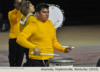 Anomaly Independent Hopkinsville Kentucky 2010 WGI Nashville Percussion Regional