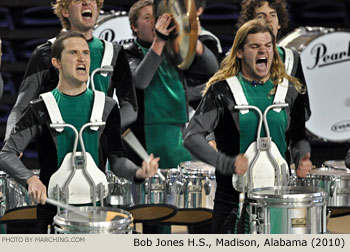 Bob Jones H.S. Madison Alabama 2010 WGI Nashville Percussion Regional