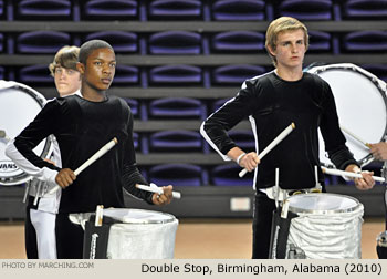 Double Stop Indoor Percussion Birmingham Alabama 2010 WGI Nashville Percussion Regional