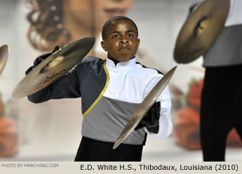 E.D. White H.S. Thibodaux Louisiana 2010 WGI Nashville Percussion Regional