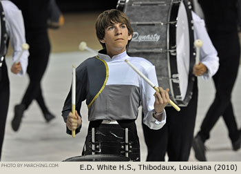 E.D. White H.S. Thibodaux Louisiana 2010 WGI Nashville Percussion Regional