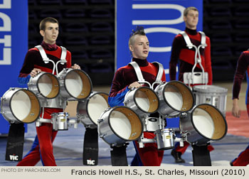 Francis Howell H.S. St. Charles Missouri 2010 WGI Nashville Percussion Regional