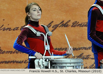 Francis Howell H.S. St. Charles Missouri 2010 WGI Nashville Percussion Regional