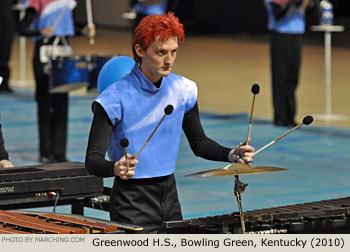 Greenwood H.S. Bowling Green Kentucky 2010 WGI Nashville Percussion Regional