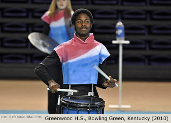 Greenwood H.S. Bowling Green Kentucky 2010 WGI Nashville Percussion Regional