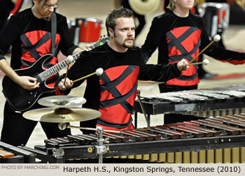 Harpeth H.S. Kingston Springs Tennessee 2010 WGI Nashville Percussion Regional