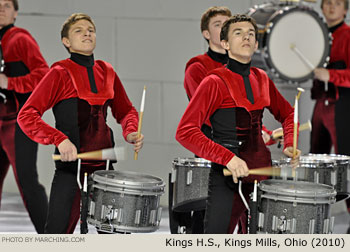 Kings H.S. Kings Mills Ohio 2010 WGI Nashville Percussion Regional