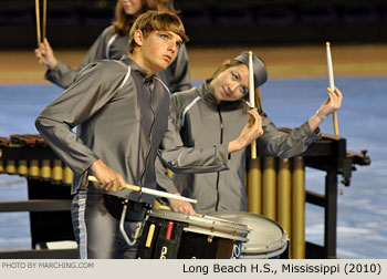 Long Beach H.S. Mississippi 2010 WGI Nashville Percussion Regional