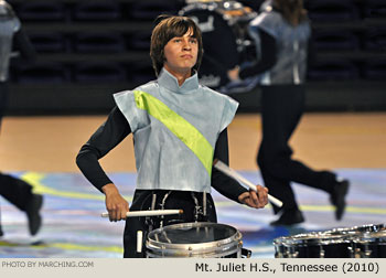 Mt. Juliet H.S. Tennessee 2010 WGI Nashville Percussion Regional