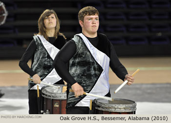 Oak Grove H.S. Bessemer Alabama 2010 WGI Nashville Percussion Regional