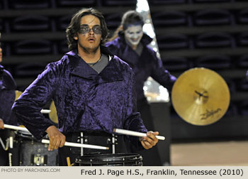 Fred J. Page H.S. Franklin Tennessee 2010 WGI Nashville Percussion Regional