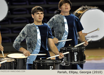 Pariah Ellijay Georgia 2010 WGI Nashville Percussion Regional