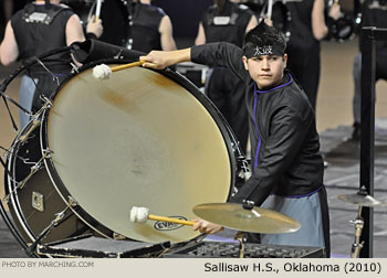 Sallisaw H.S. Oklahoma 2010 WGI Nashville Percussion Regional