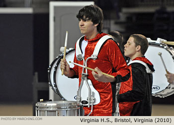 Virginia H.S. Bristol Virginia 2010 WGI Nashville Percussion Regional