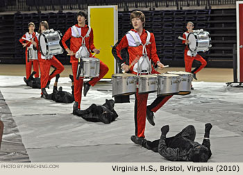 Virginia H.S. Bristol Virginia 2010 WGI Nashville Percussion Regional