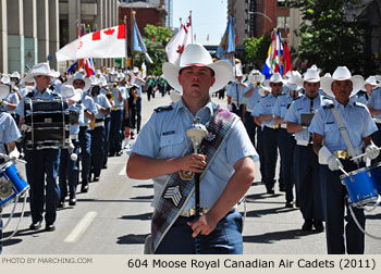 604 Moose Royal Canadian Air Cadets 2011 Calgary Stampede Parade Photo