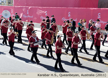 Karabar H.S. Australia Marching Band 2011 Calgary Stampede Parade Photo