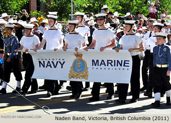 Naden Band of Maritime Forces Marching Band 2011 Calgary Stampede Parade Photo