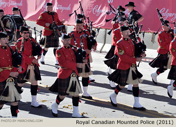 Royal Canadian Mounted Police 2011 Calgary Stampede Parade Photo