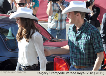 William and Kate Royal Visit 2011 Calgary Stampede Parade Photo