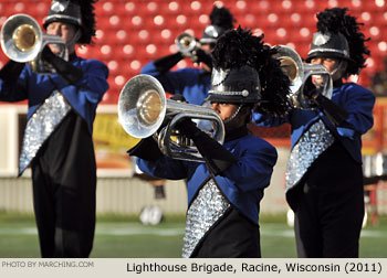 Lighthouse Brigade of Racine Marching Band 2011 MACBDA Photo