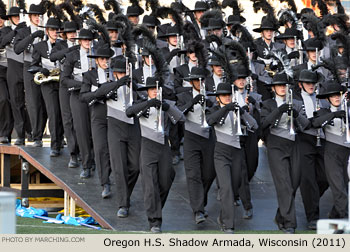 Oregon High School Shadow Armada Marching Band 2011 MACBDA Photo