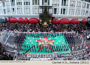 Carmel High School Marching Band, Carmel, Indiana 2011 Macy's Thanksgiving Day Parade Photo