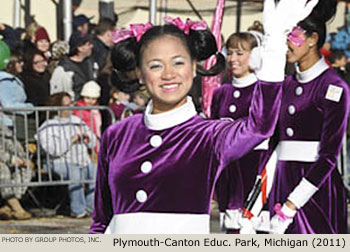 Plymouth-Canton Educational Park Marching Band, Canton, Michigan 2011 Macy's Thanksgiving Day Parade Photo