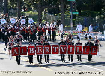 Albertville High School Marching Band 2011 Rose Parade