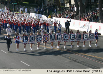 Los Angeles Unified School District Honor Marching Band 2011 Rose Parade