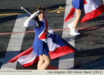 Los Angeles Unified School District Honor Marching Band 2011 Rose Parade