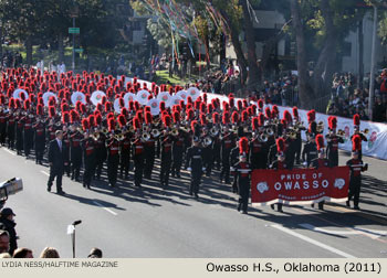 Owasso High School Marching Band 2011 Rose Parade