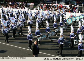 Texas Christian University Marching Band 2011 Rose Parade