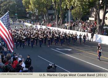 U.S. Marine Corps West Coast Composite Marching Band 2011 Rose Parade