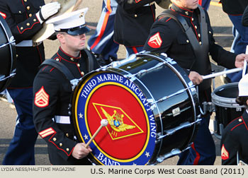 U.S. Marine Corps West Coast Composite Marching Band 2011 Rose Parade