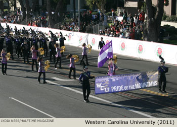 Western Carolina University Marching Band 2011 Rose Parade