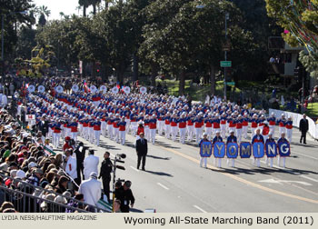 Wyoming All-State Marching Band 2011 Rose Parade