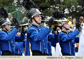 Hillsboro Oregon High School Marching Band 2011 Grand Floral Parade Photo