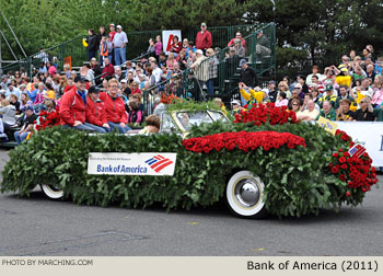 Bank of America Float 2011 Grand Floral Parade Photo